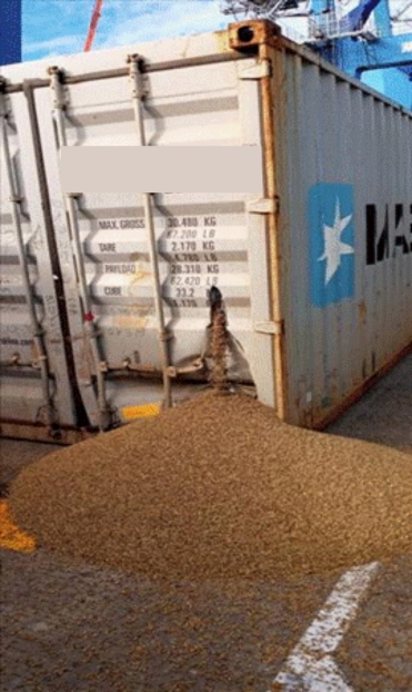 damaged cargo on transshipment