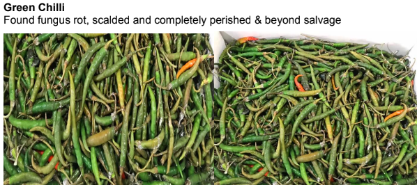 chilies, reefer cargo mistakes