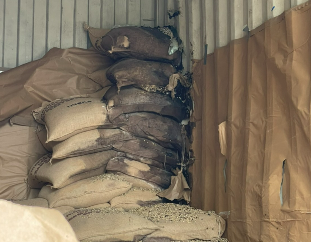 cargo damage, cargo claims recovery, cargo claims success, damaged cargo, coffee export